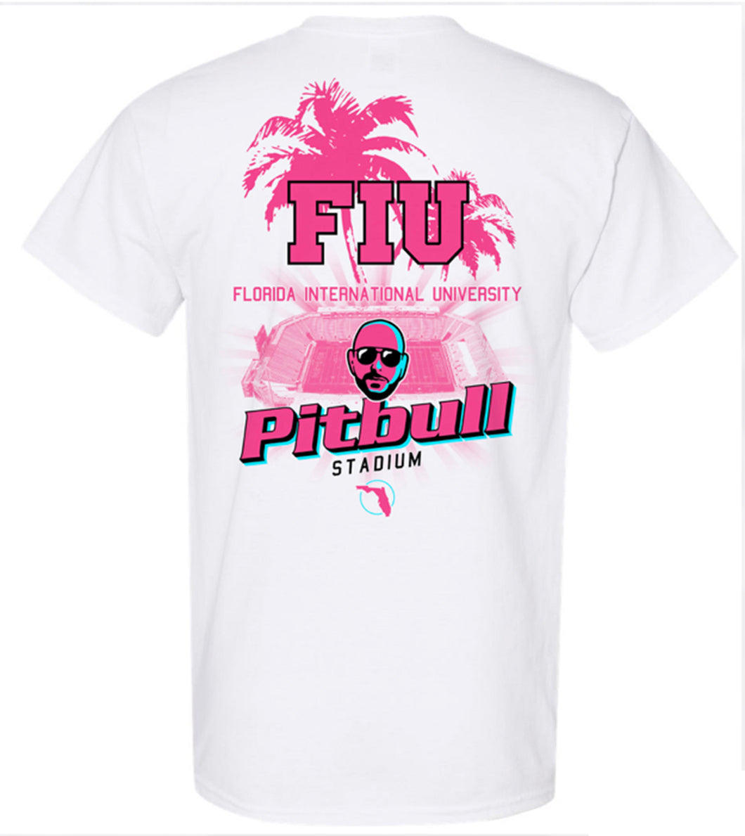 FIU x PITBULL STADIUM WHITE TEE