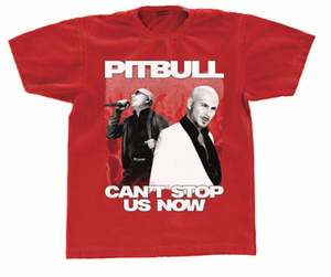 CAN'T STOP US NOW 2022 TOUR TEE RED